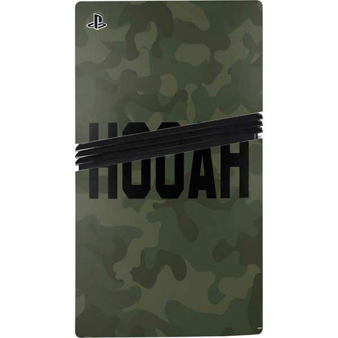 Hooah Military PS5 Pro Disk Console Skin