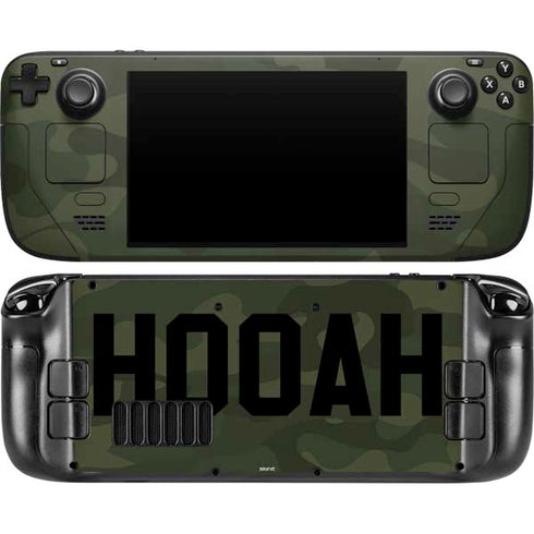 Hooah Military Steam Deck Handheld Gaming Computer OLED Skin