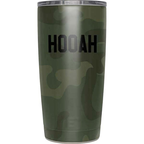 Hooah Military Yeti 20oz Tumbler Skin
