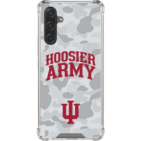 Indiana University Hoosier Army Galaxy A17 Clear Case