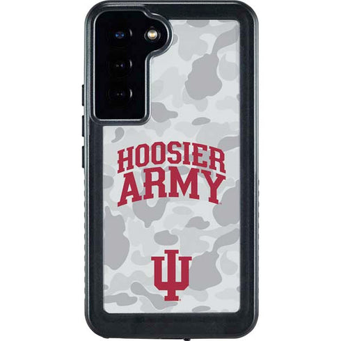 Indiana University Hoosier Army Galaxy S24 Plus Waterproof Case