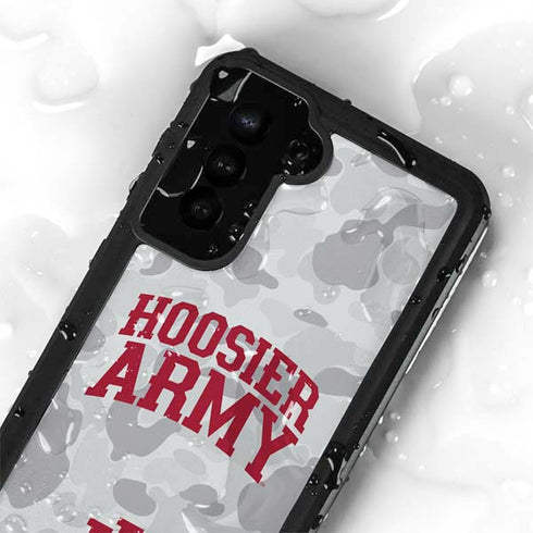 Indiana University Hoosier Army Galaxy S24 Plus Waterproof Case