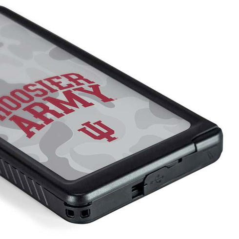 Indiana University Hoosier Army Galaxy S24 Ultra Waterproof Case