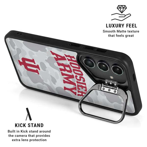 Indiana University Hoosier Army Galaxy S26 Kickstand Case