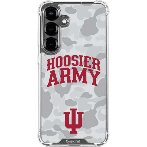 Indiana University Hoosier Army Galaxy S26 Plus Clear Case