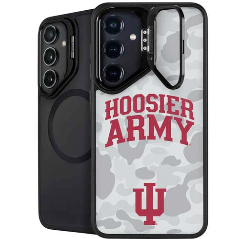 Indiana University Hoosier Army Galaxy S26 Plus Kickstand Case