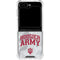 Indiana University Hoosier Army Galaxy Z Flip6 Clear Case