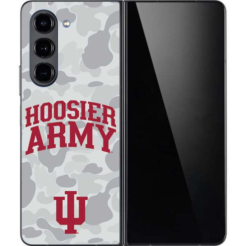 Indiana University Hoosier Army Galaxy Z Fold5 5G Skin