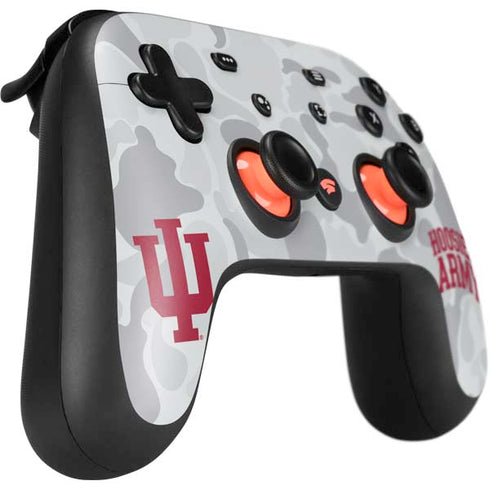 Indiana University Hoosier Army Google Stadia Controller Skin