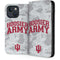 Indiana University Hoosier Army iPhone 15 Plus Folio Case