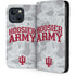Indiana University Hoosier Army iPhone 15 Plus Folio Case
