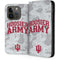 Indiana University Hoosier Army iPhone 15 Pro Folio Case
