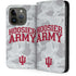 Indiana University Hoosier Army iPhone 15 Pro Folio Case