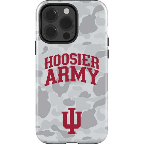 Indiana University Hoosier Army iPhone 15 Pro Impact Case