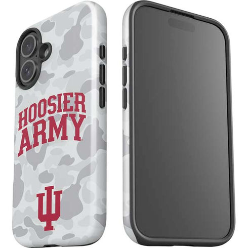Indiana University Hoosier Army iPhone 16 Impact Case