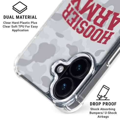 Indiana University Hoosier Army iPhone 16 MagSafe Case