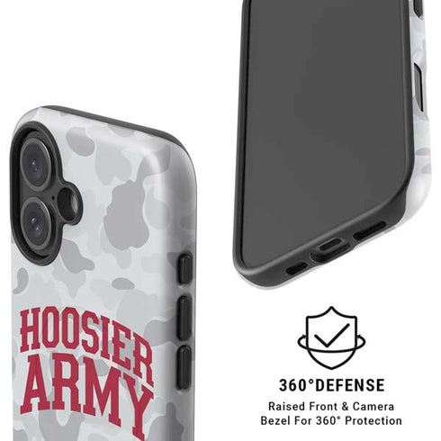 Indiana University Hoosier Army iPhone 16 Plus Magsafe Impact Case
