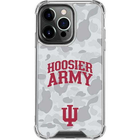 Indiana University Hoosier Army iPhone 16 Pro Clear Case