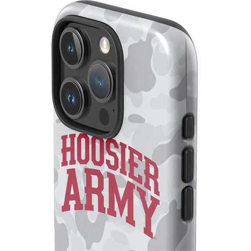 Indiana University Hoosier Army iPhone 16 Pro Impact Case