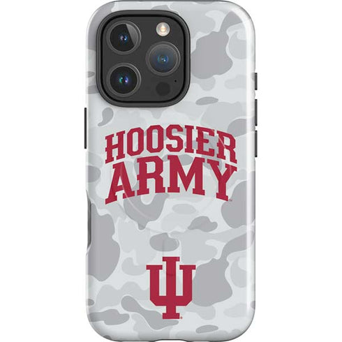 Indiana University Hoosier Army iPhone 16 Pro Magsafe Impact Case