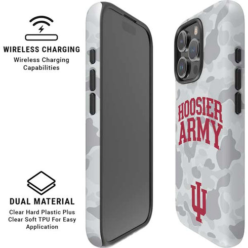 Indiana University Hoosier Army iPhone 16 Pro Magsafe Impact Case