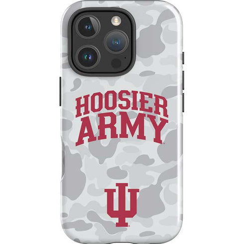 Indiana University Hoosier Army iPhone 16 Pro Max Impact Case