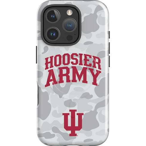 Indiana University Hoosier Army iPhone 16 Pro Max Magsafe Impact Case