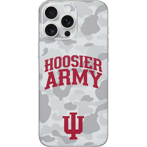 Indiana University Hoosier Army iPhone 16 Pro Max Skin