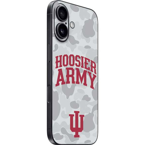 Indiana University Hoosier Army iPhone 16 Skin