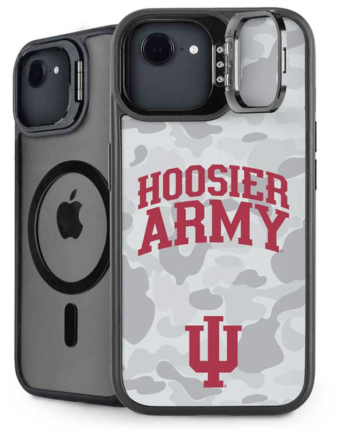 Indiana University Hoosier Army iPhone 16e Kickstand Case