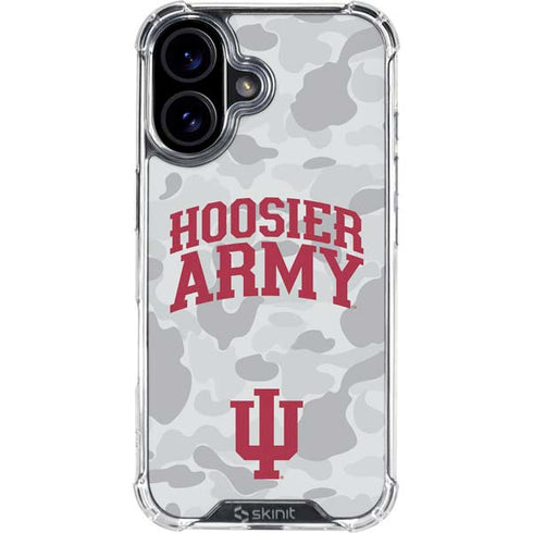Indiana University Hoosier Army iPhone 17 Clear Case