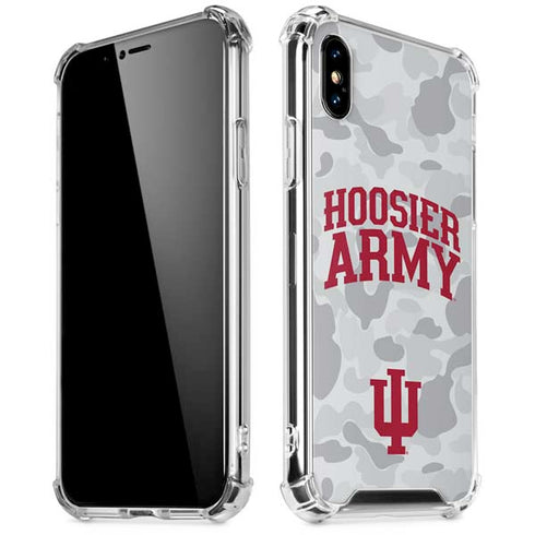 Indiana University Hoosier Army iPhone X/XS Clear Case
