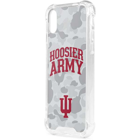 Indiana University Hoosier Army iPhone XS Clear Case