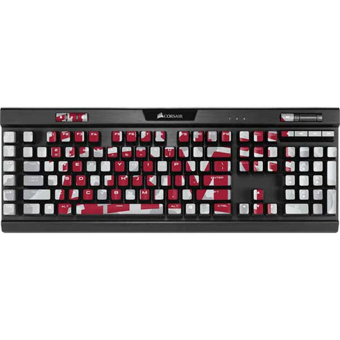 Indiana University Hoosier Army K95 RGB PLATINUM Mechanical Gaming Keyboard Skin