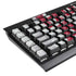 Indiana University Hoosier Army K95 RGB PLATINUM Mechanical Gaming Keyboard Skin