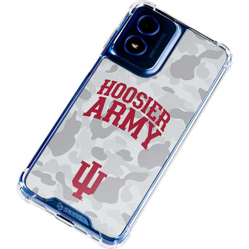 Indiana University Hoosier Army Moto G 5G (2024) Clear Case