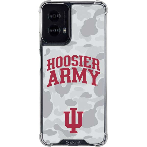 Indiana University Hoosier Army Moto G Power 5G (2024) Clear Case