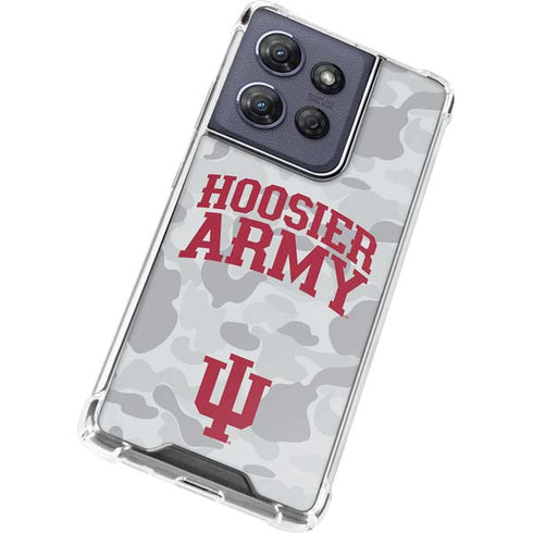 Indiana University Hoosier Army Moto G Power 5G (2025) Clear Case