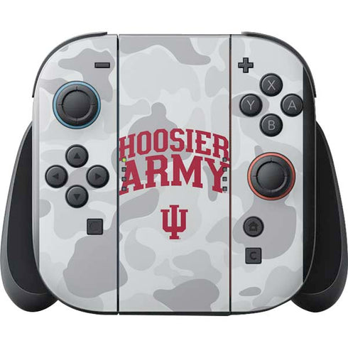 Indiana University Hoosier Army Nintendo Switch 2 (2025) with Joy-Con Skin