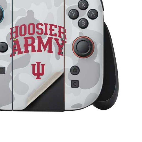 Indiana University Hoosier Army Nintendo Switch 2 (2025) Joy-Con Controller Skin