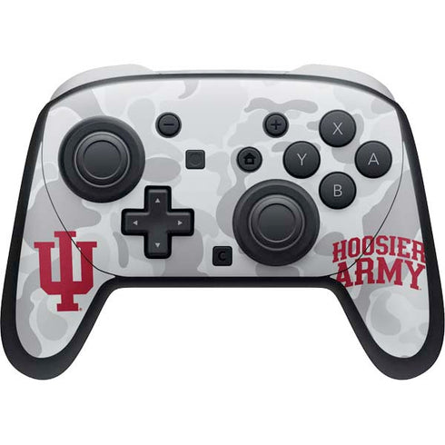 Indiana University Hoosier Army Nintendo Switch 2 (2025) Pro Controller Skin