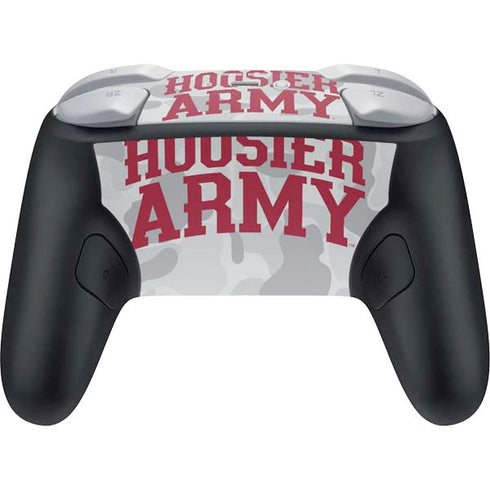 Indiana University Hoosier Army Nintendo Switch 2 (2025) Pro Controller Skin