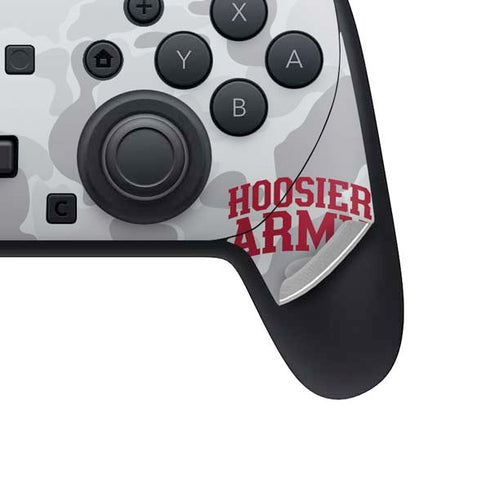Indiana University Hoosier Army Nintendo Switch 2 (2025) Pro Controller Skin