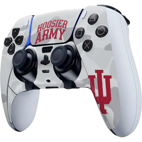 Indiana University Hoosier Army PS5 DualSense Edge Pro Controller Skin
