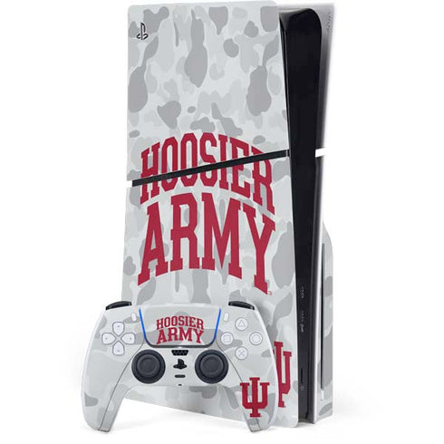 Indiana University Hoosier Army PlayStation PS5 Skins