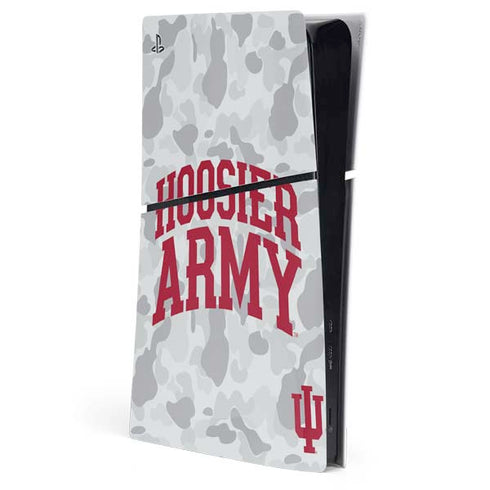 Indiana University Hoosier Army PS5 Slim Digital Edition Console Skin