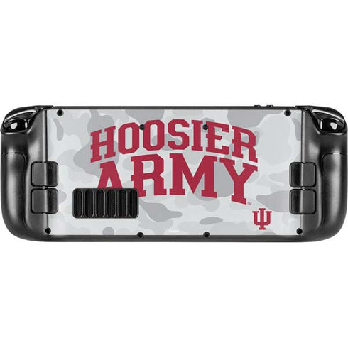 Indiana University Hoosier Army Steam Deck Handheld Gaming Computer Skin