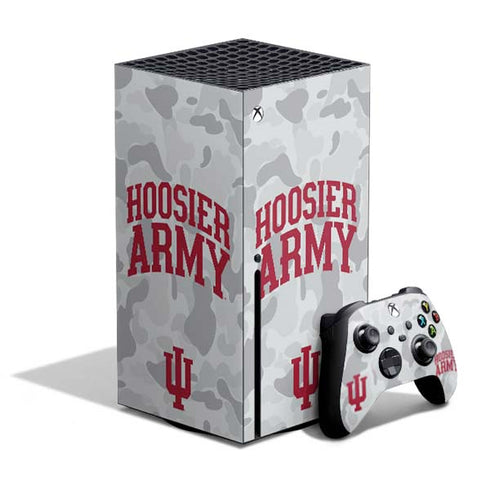 Indiana University Hoosier Army Xbox Series X Bundle Skin