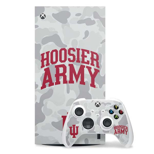 Indiana University Hoosier Army Xbox Series X Skins