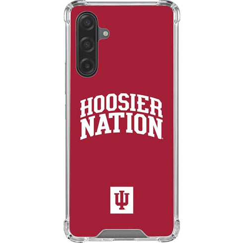Indiana University Hoosier Nation Galaxy A17 Clear Case